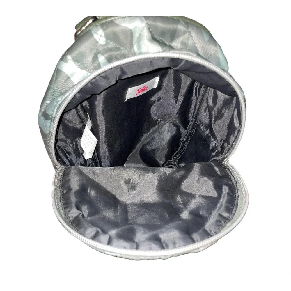 Justice quilted Green Cami Mini Backpack Purse